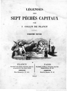 De Plancy, Legendes des sept peches capitaux